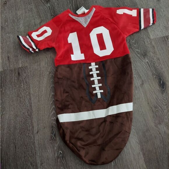 RUBIE'S FOOTBALL PLAYER BABY BUNTING HALLOWEEN COSTUME! Newborn - Picture 4 of 5